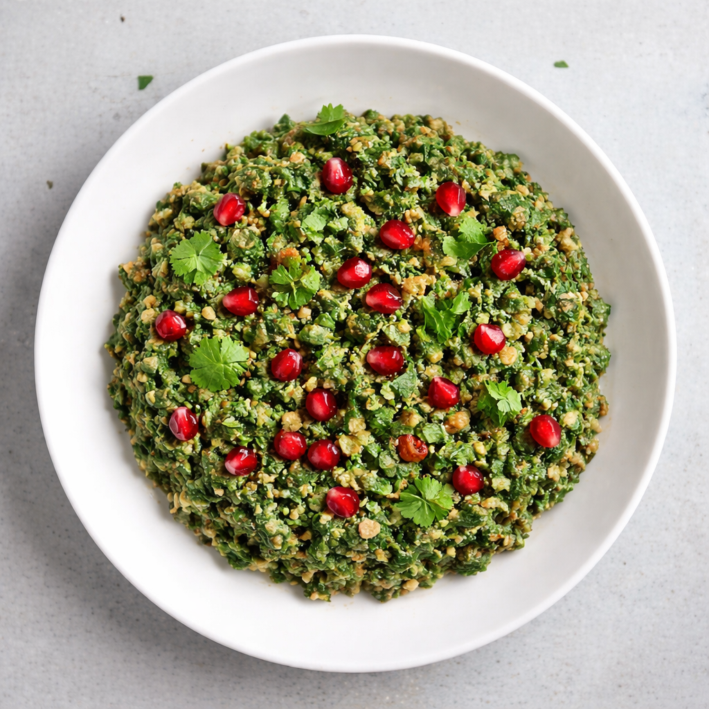 Spinach with Walnuts