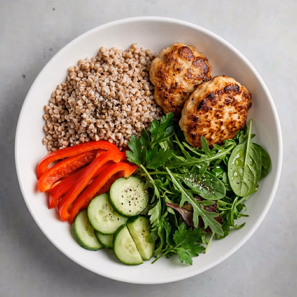 Buckwheat & Cutlets Bowl