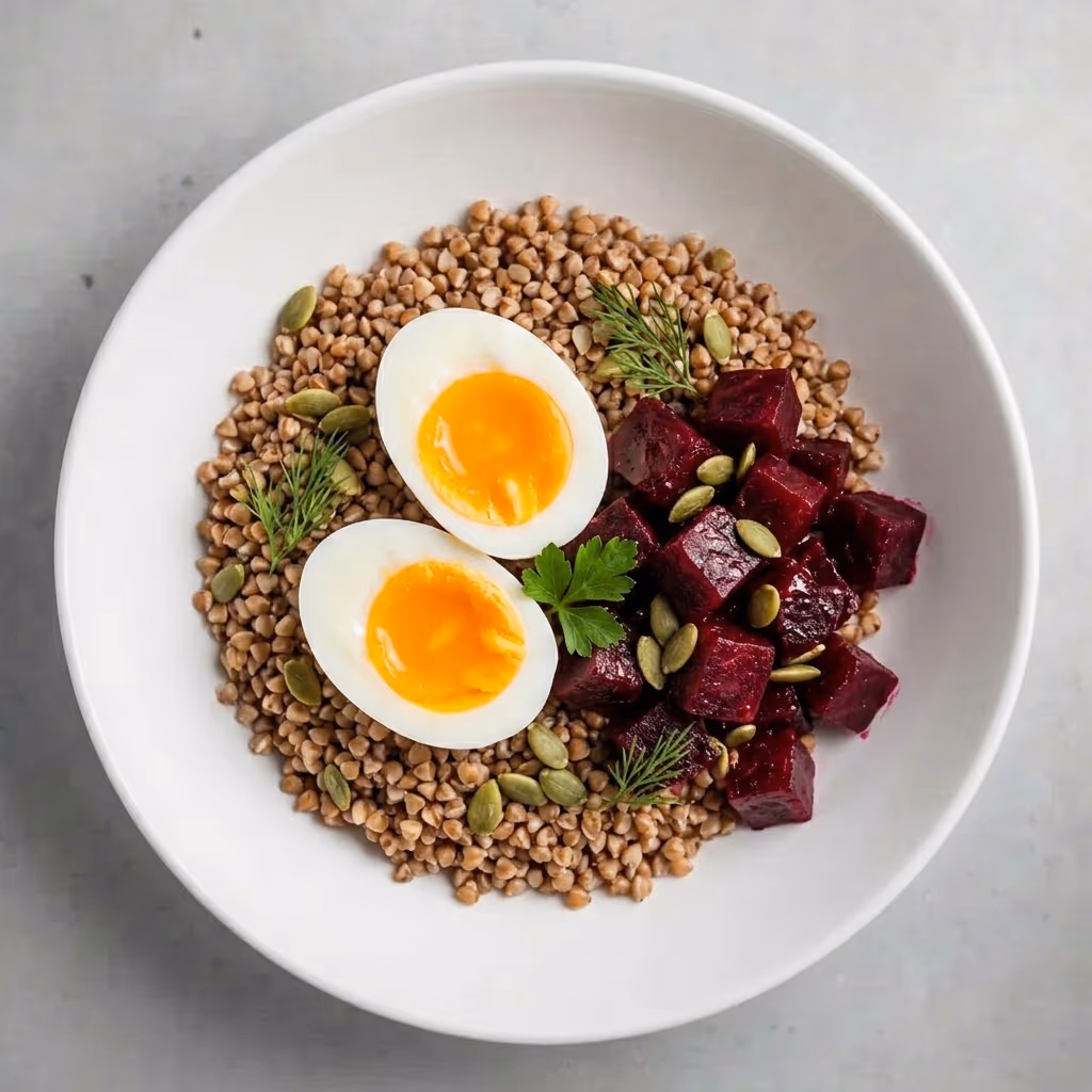 Buckwheat, Egg, Beetroot
