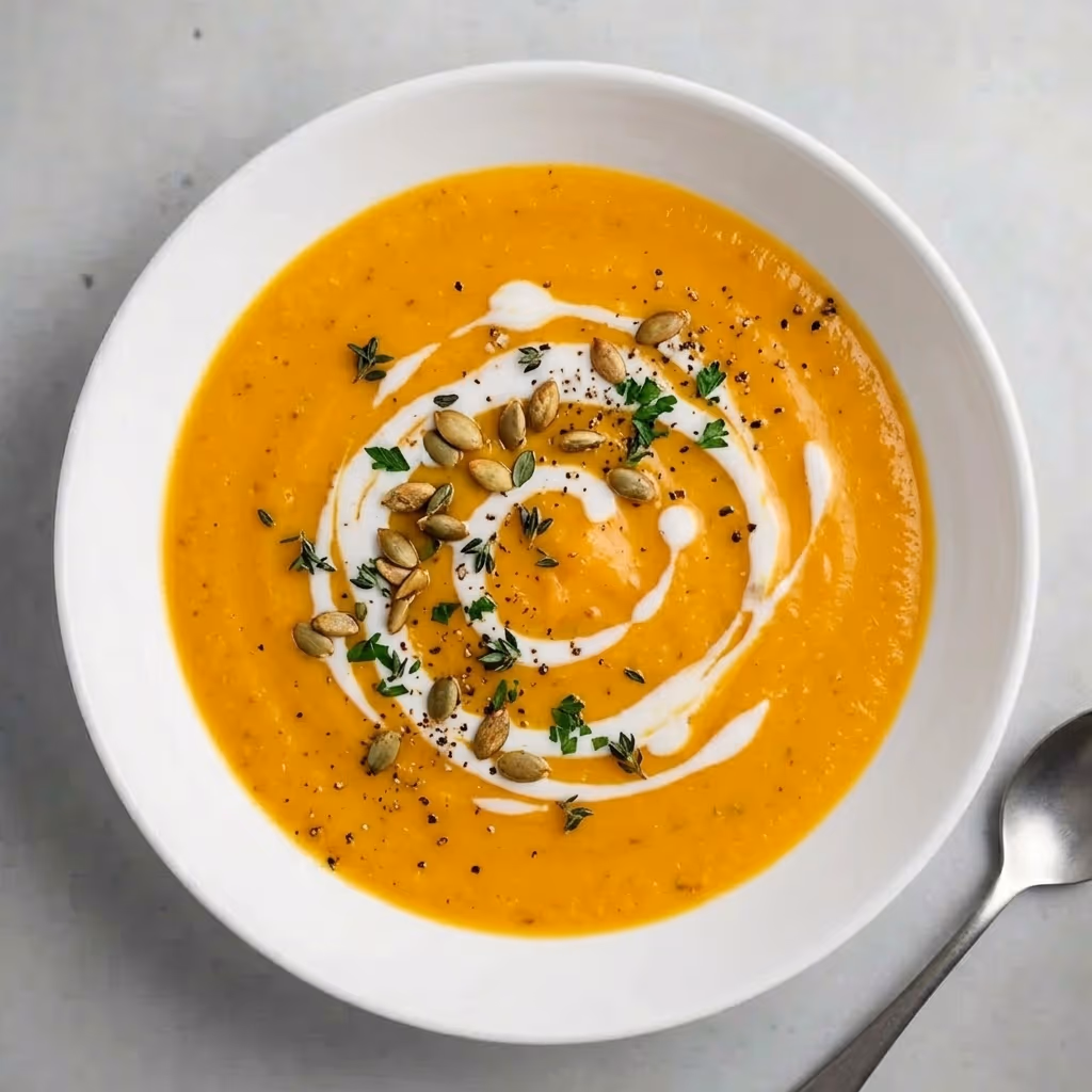 Pumpkin Cream Soup with Ginger