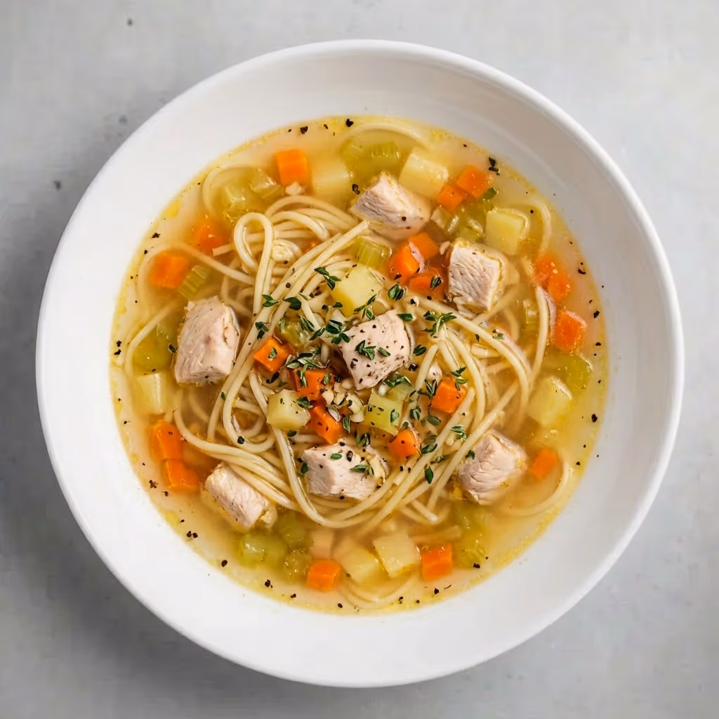 Chicken Noodle Soup with Vegetables