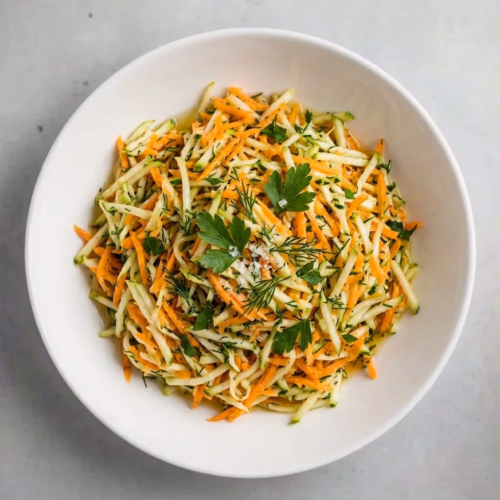 Zucchini and carrot salad