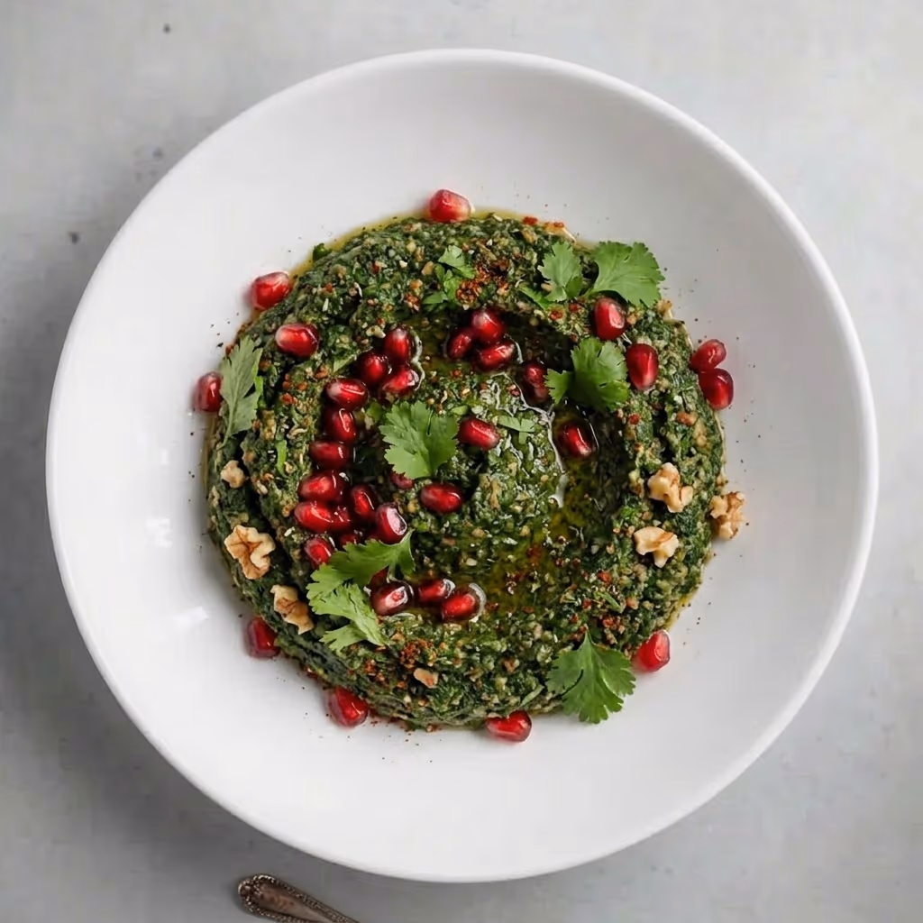 Spinach with Walnuts
