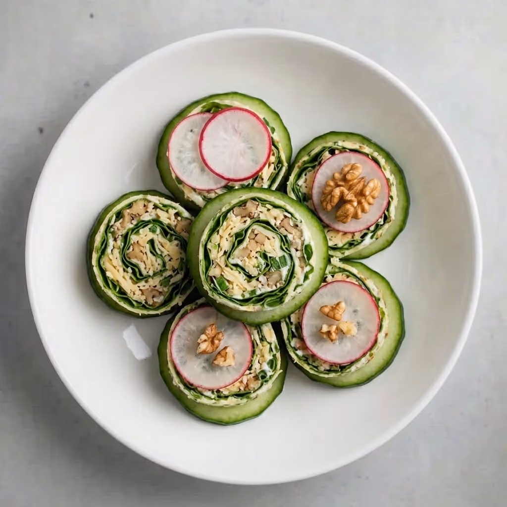 Cheese and walnut roll