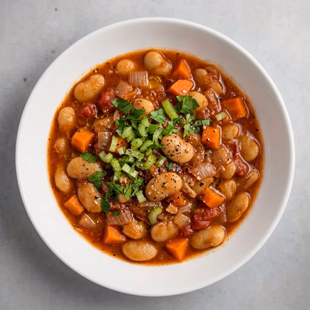 Large white bean stew