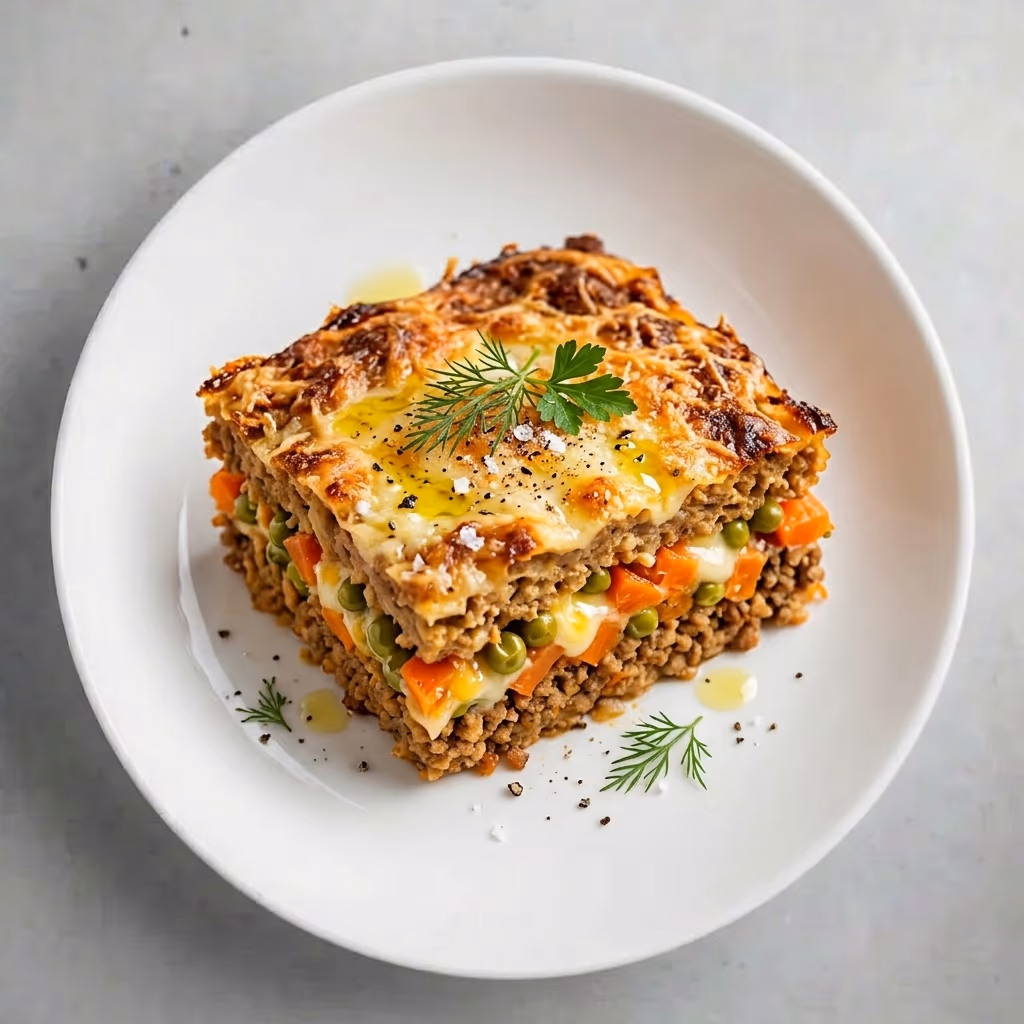Soy meat casserole