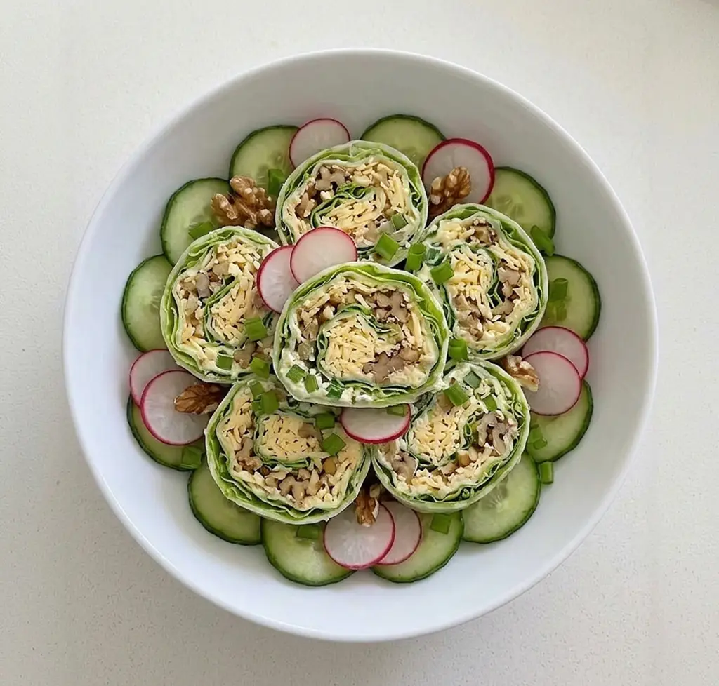 Рулет із сиром та горіхами