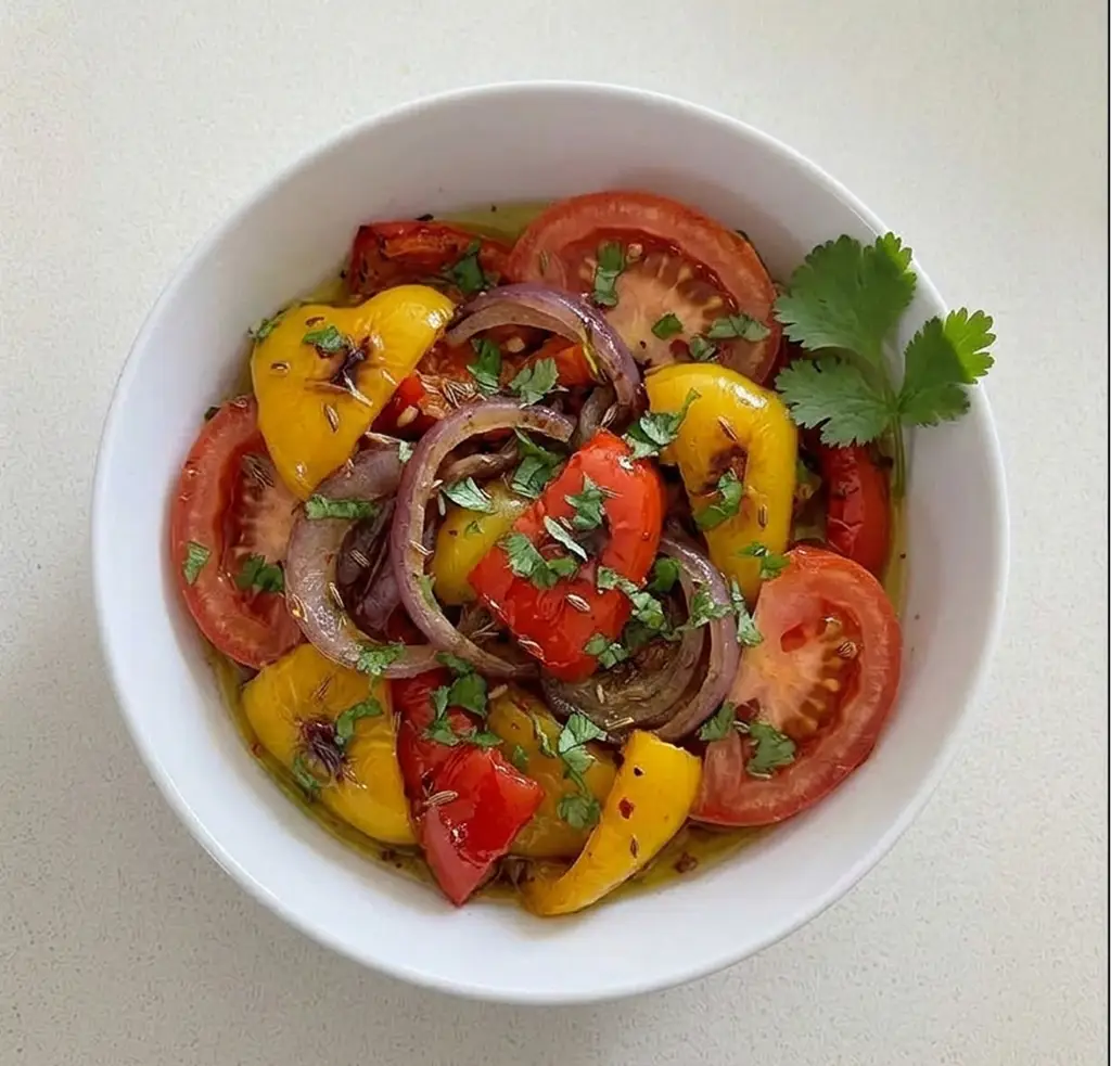Салат зі смажених перців