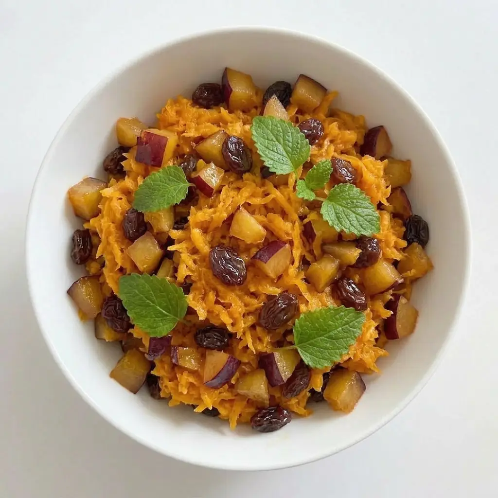 Салат із гарбузом та сливами