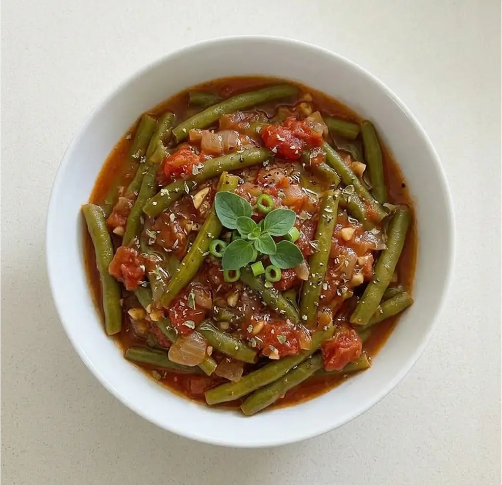 Стручкова квасоля в томатному соусі