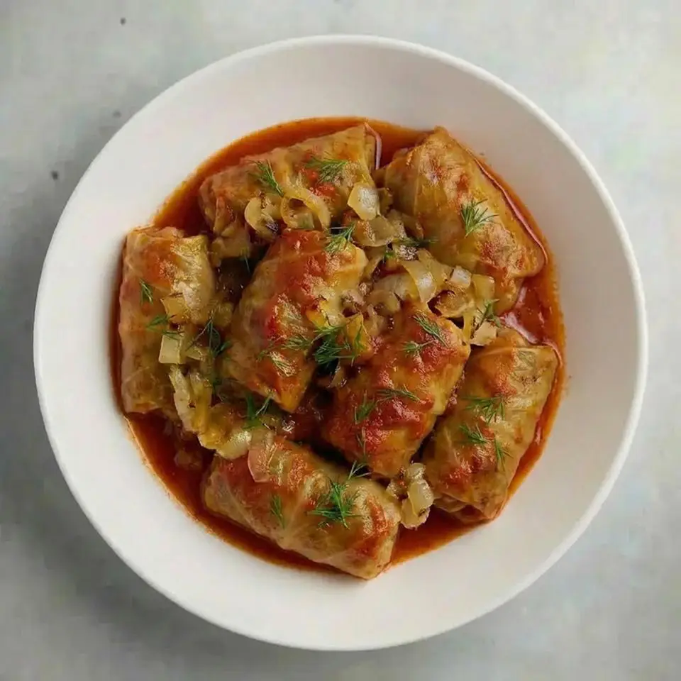 Cabbage Rolls (Rice & Meat)