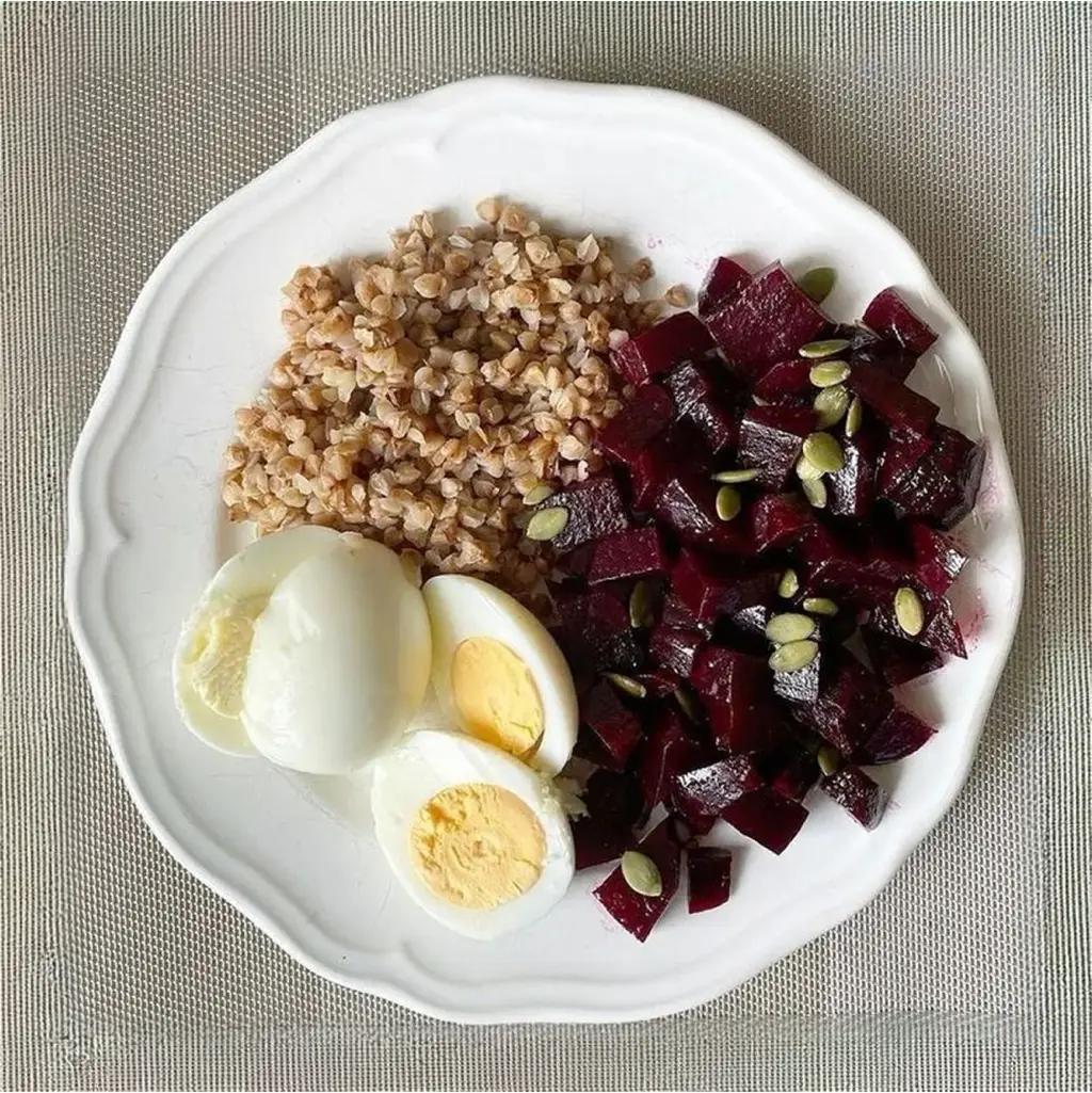 Buckwheat, Egg, Beetroot