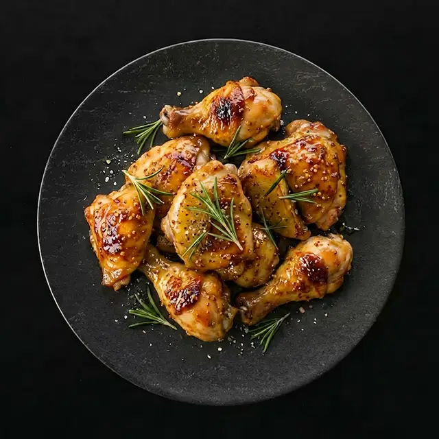 Медово-гірчична курка в духовці