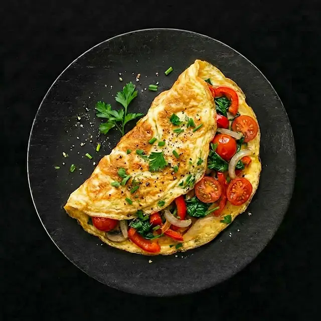 Омлет з овочами