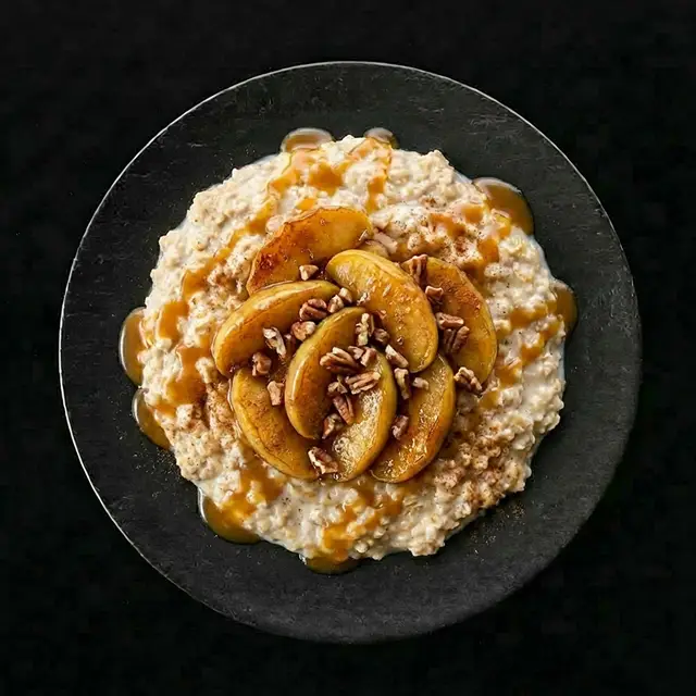 Oatmeal with Caramelized Apples