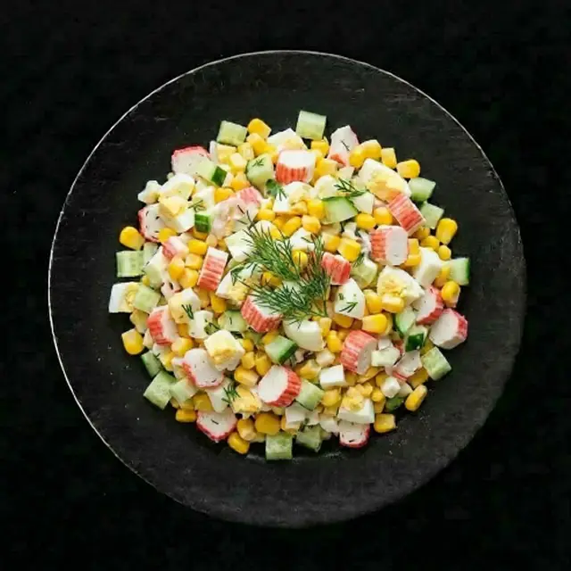 Салат із крабовими паличками